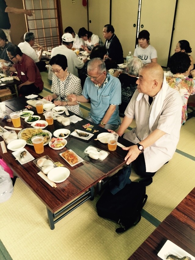 平成27年7月19日　滋賀県高島市知内川で行われた鮎狩り